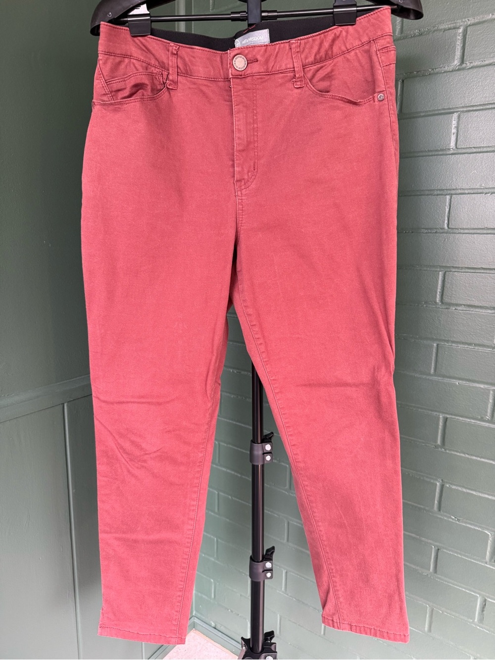 Wit & Wisdom Slim Raspberry-Colored Stretch Jeans